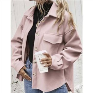 Pink Boyfriend Jacket